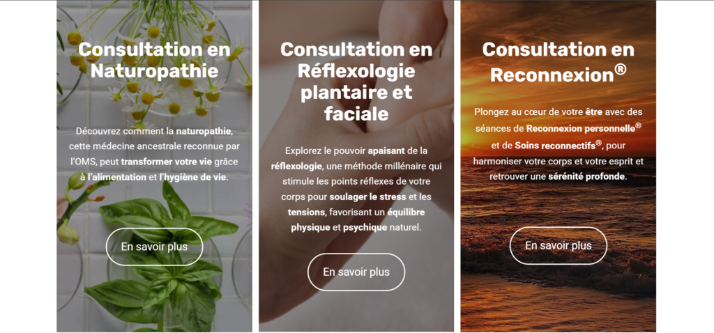 Page services de ce mu00eame site