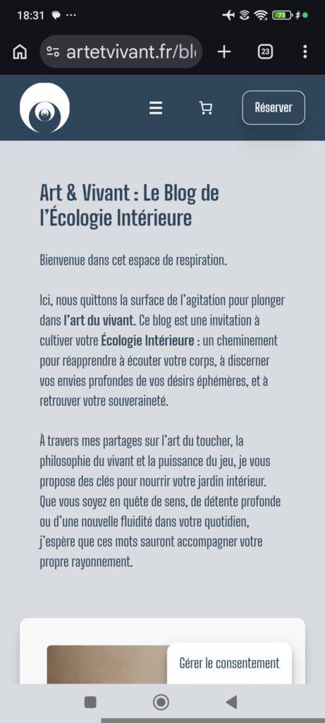 Nouveau site artetvivant.fr, capture 4
